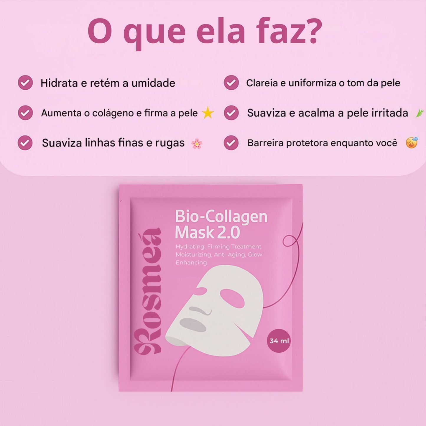 Rosmeá - Bio-Collagen Mask 2.0